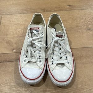 Converse white low all stars!